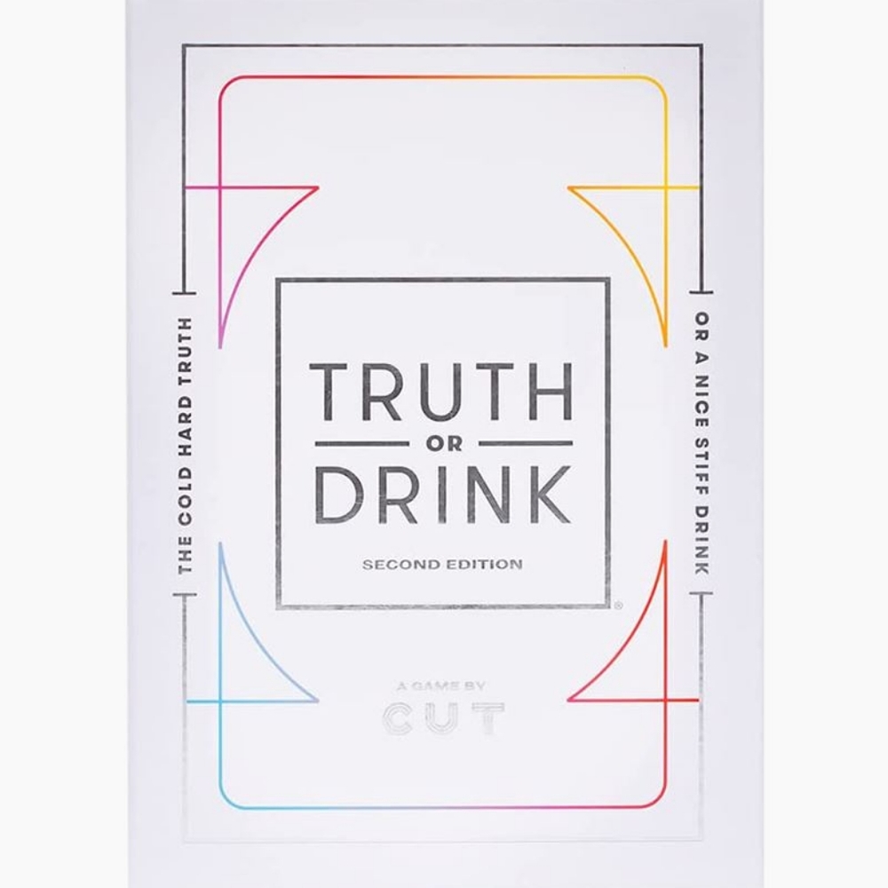 Truth or drink card game.